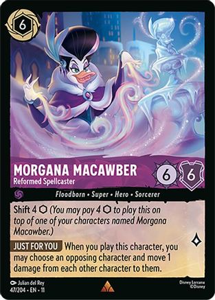 Morgana Macawber - Reformed Spellcaster (11-047) (Cold Foil)