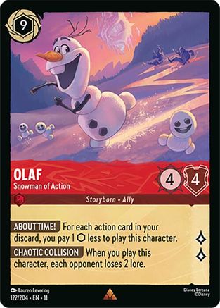 Olaf - Snowman of Action (11-122) (Cold Foil)
