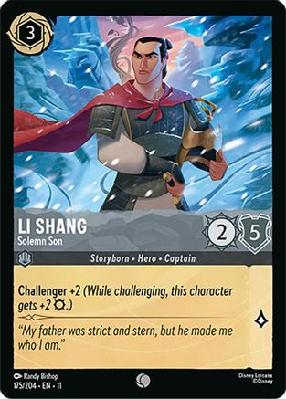 Li Shang - Solemn Son (11-175) (Cold Foil)