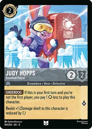 Judy Hopps - Snowball Patrol (11-194) (Cold Foil)