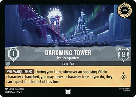 Darkwing Tower - Icy Headquarters (11-204) (Cold Foil)