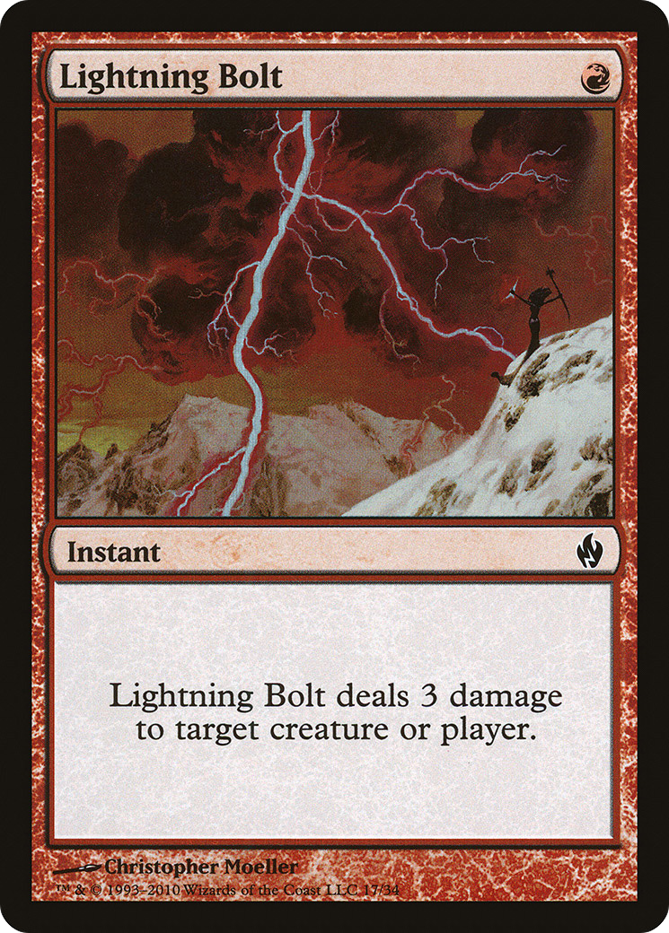 Lightning Bolt (PD2-017) (Foil)