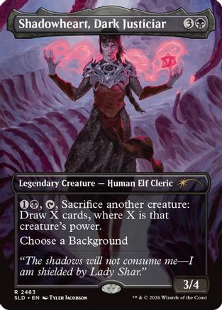 Shadowheart, Dark Justiciar (SLD-2483) (Foil)