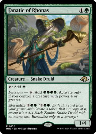 Fanatic of Rhonas (PPECL-152) (Foil)