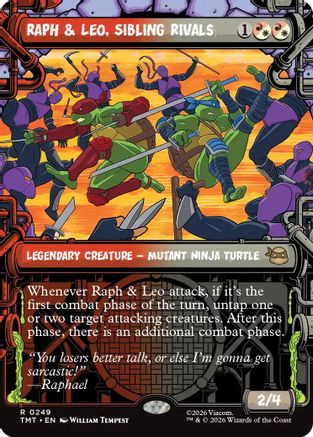 Raph & Leo, Sibling Rivals (Showcase) (TMT-249)