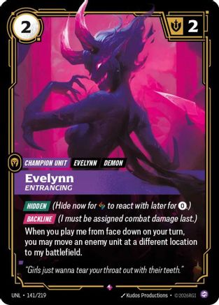 Evelynn - Entrancing (UNL-141) (Foil)