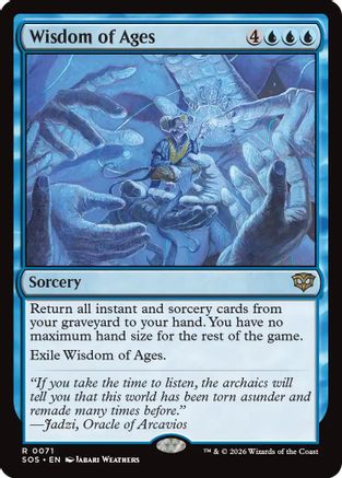 Wisdom of Ages (SOS-071) (Foil)