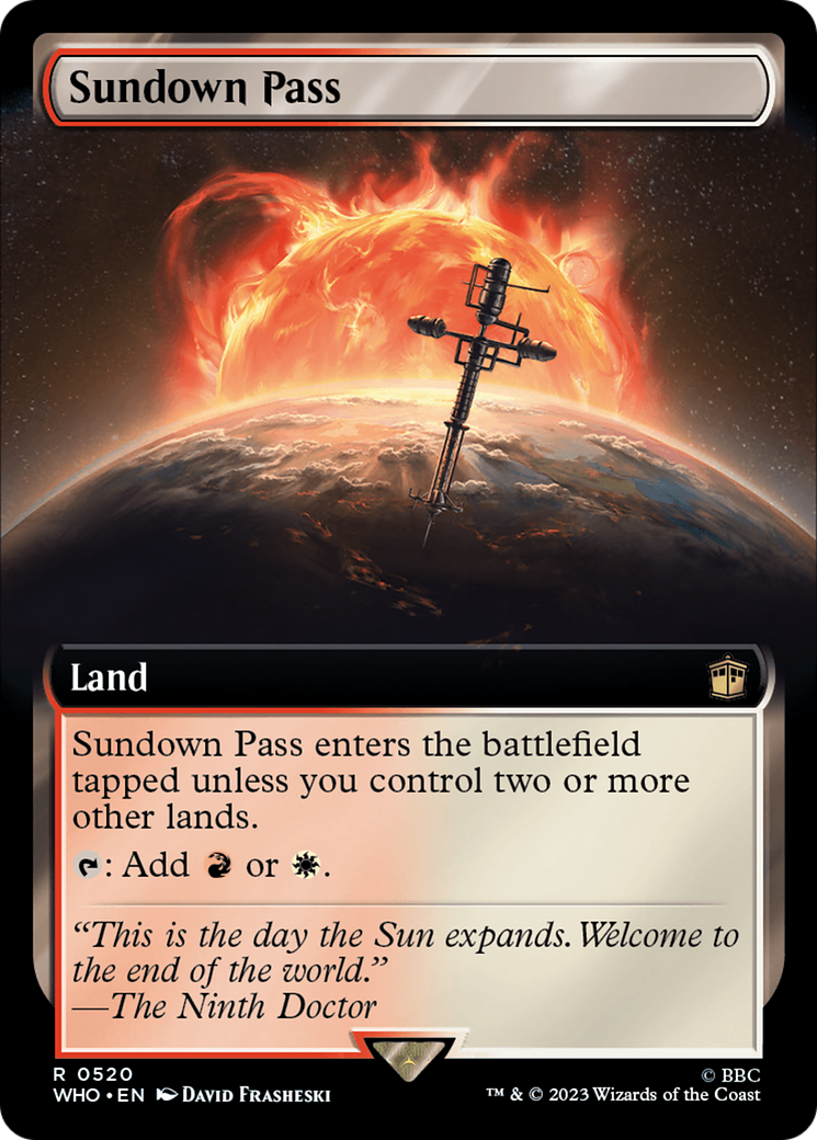 Sundown Pass (WHO-520) (Extended Art) (Foil)