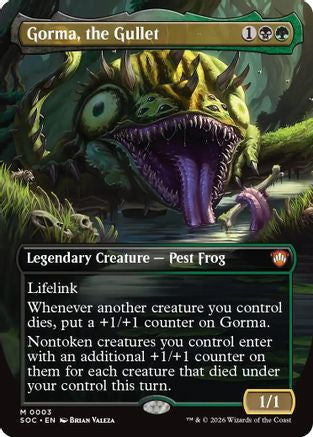 Gorma, the Gullet (Borderless) (SOC-003) (Foil)