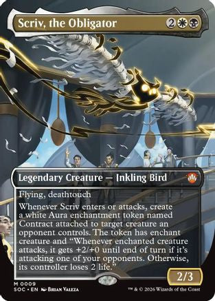 Scriv, the Obligator (Borderless) (SOC-009)
