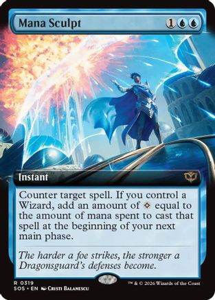 Mana Sculpt (Extended Art) (SOS-319) (Foil)