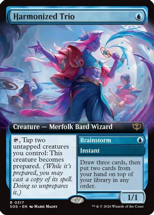 Harmonized Trio (Extended Art) (SOS-317) (Foil)