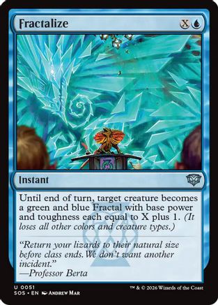 Fractalize (SOS-051) (Foil)