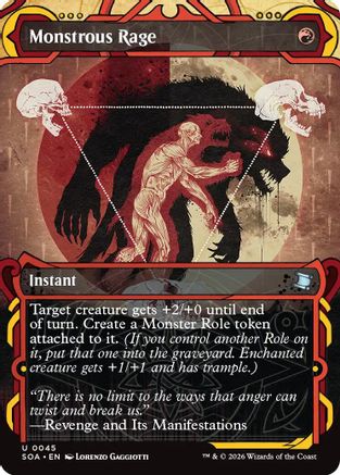 Monstrous Rage (SOA-045) (Foil)
