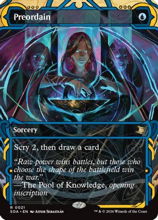 Preordain (SOA-021) (Foil)