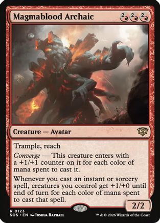 Magmablood Archaic (SOS-123) (Foil)