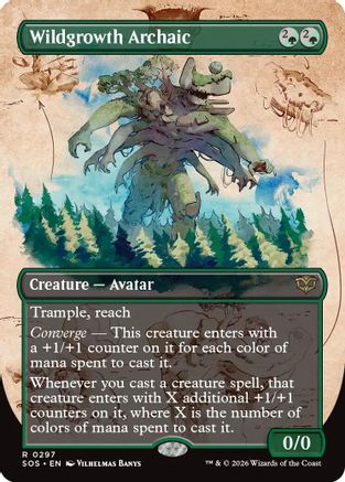 Wildgrowth Archaic (Borderless) (SOS-297) (Foil)