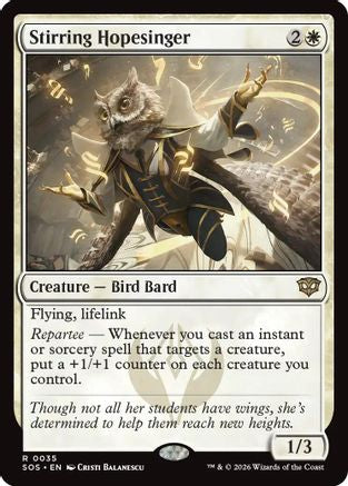Stirring Hopesinger (SOS-035) (Foil)