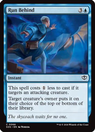 Run Behind (SOS-066) (Foil)