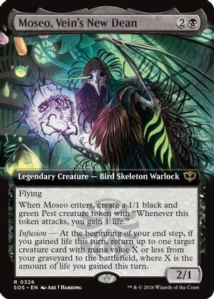Moseo, Vein's New Dean (Extended Art) (SOS-326) (Foil)