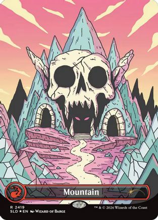 Mountain (2419) (SLD-2419) (Full Art) (Foil)