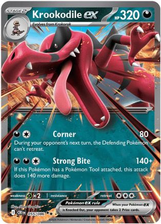 Krookodile ex (CRI-055) (Holofoil)