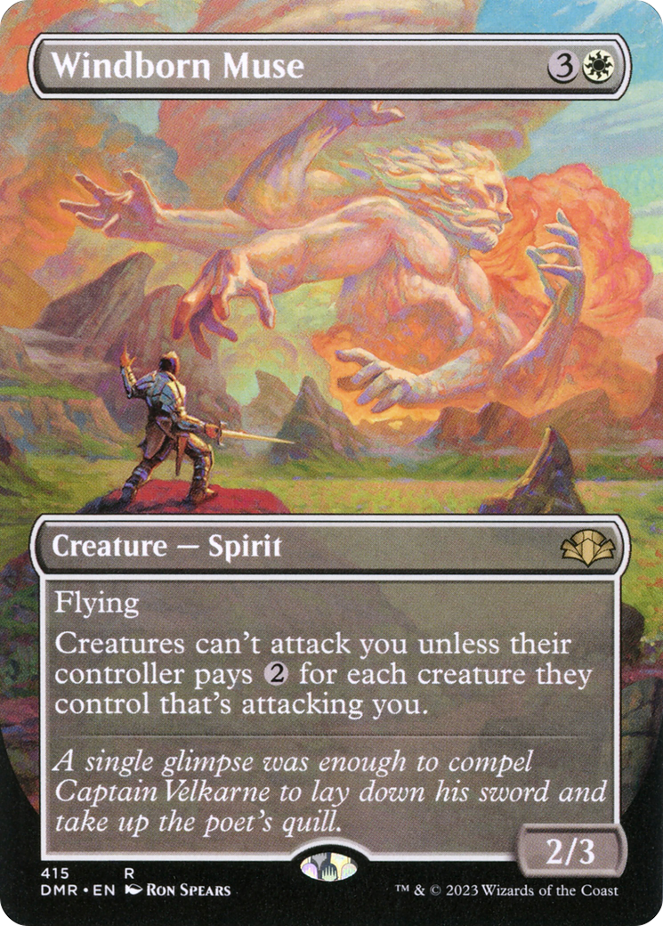 Windborn Muse (DMR-415) (Borderless) (Foil)