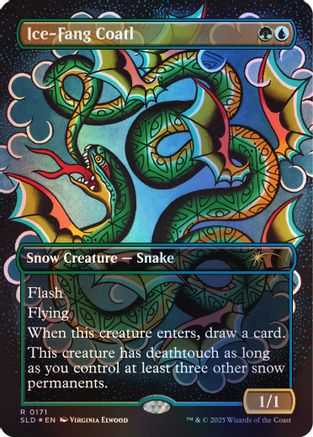 Ice-Fang Coatl (0171) (Rainbow Foil) (SLD-171)