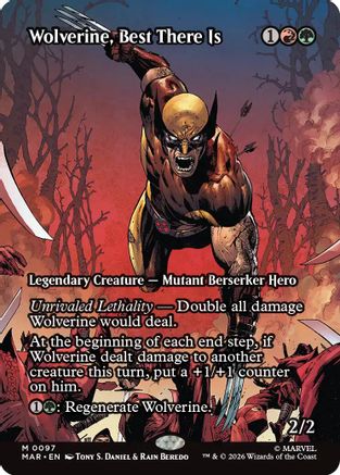 Wolverine, Best There Is (Borderless) (MAR-097)