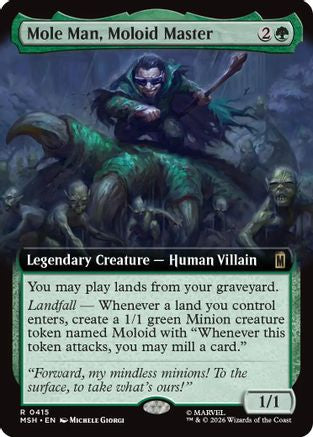Mole Man, Moloid Master (Extended Art) (MSH-415) (Foil)