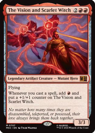 The Vision and Scarlet Witch (MSC-707) (Foil)