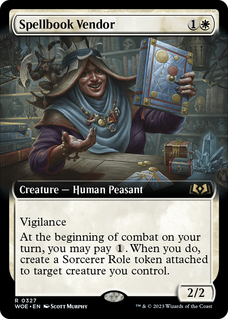 Spellbook Vendor (WOE-327) (Extended Art)