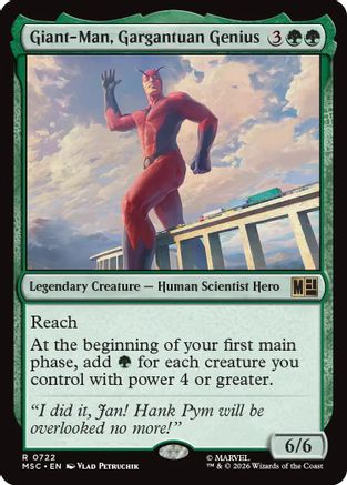 Giant-Man, Gargantuan Genius (MSC-722) (Foil)