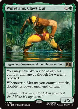 Wolverine, Claws Out (MSC-737) (Foil)