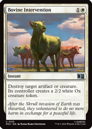 Bovine Intervention (Surge Foil) (MSC-123)