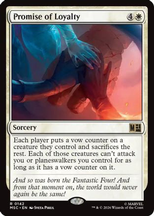 Promise of Loyalty (MSC-142)