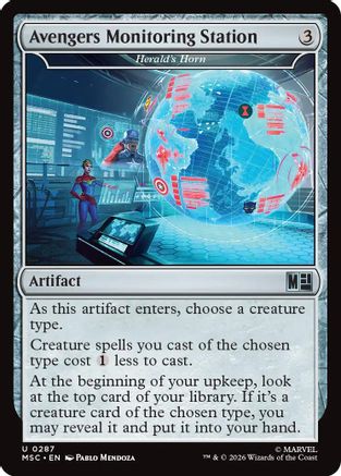 Avengers Monitoring Station - Herald's Horn (Surge Foil) (MSC-287)