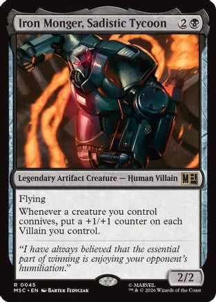 Iron Monger, Sadistic Tycoon (Surge Foil) (MSC-045)