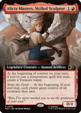 Alicia Masters, Skilled Sculptor (Extended Art) (MSC-356)