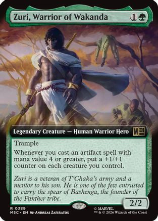 Zuri, Warrior of Wakanda (Extended Art) (MSC-389)