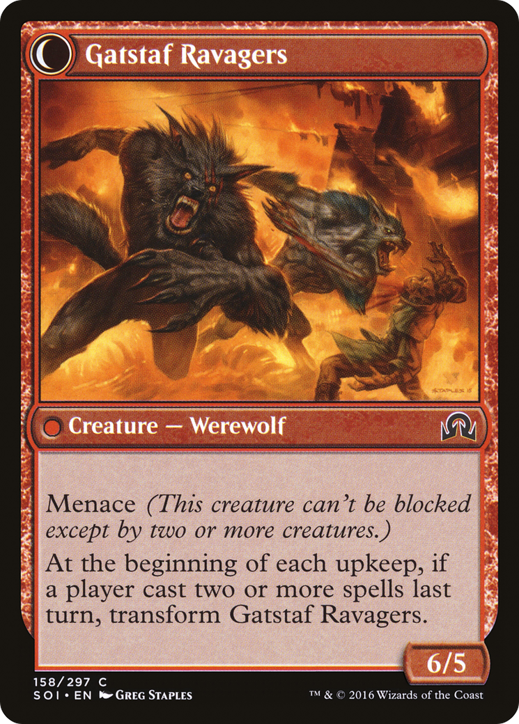 Gatstaf Arsonists // Gatstaf Ravagers (SOI-158) (Foil)