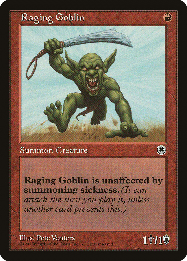 Raging Goblin (POR-145†)