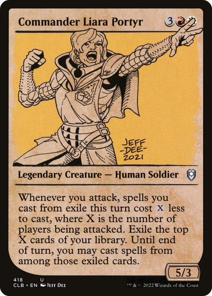 Commander Liara Portyr (CLB-418) (Showcase) (Foil)