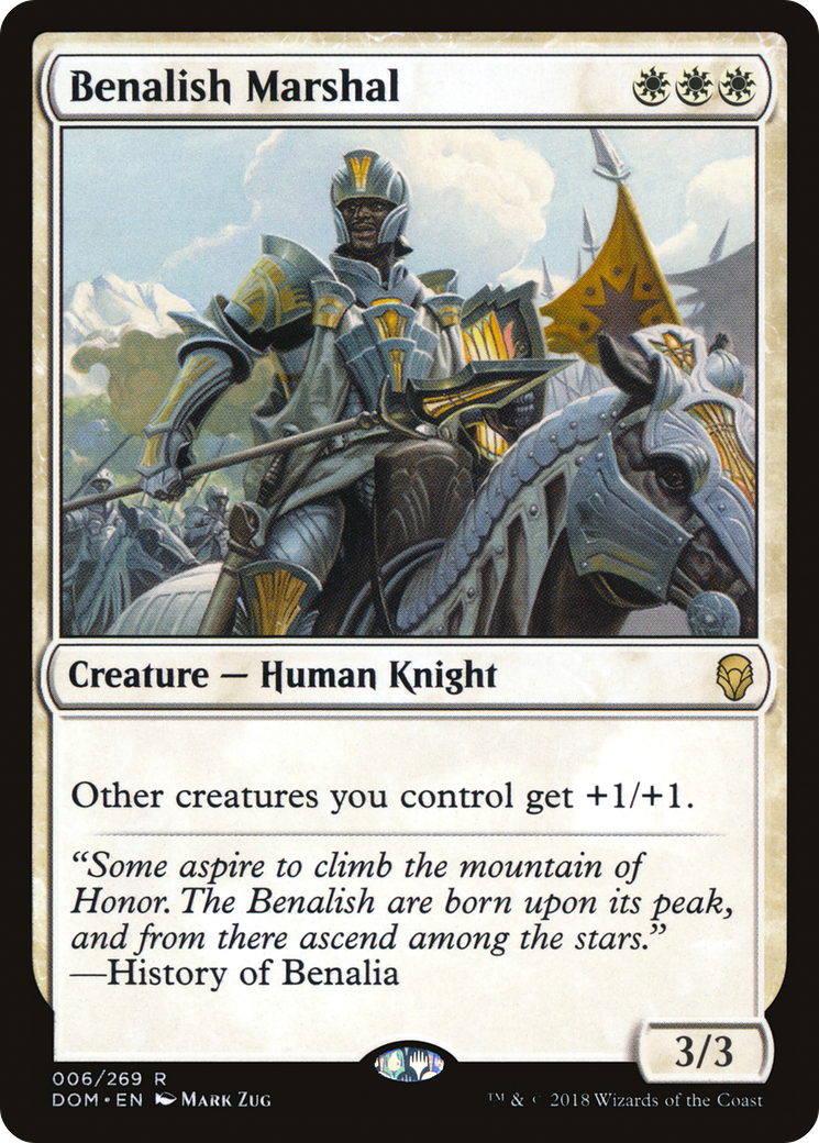 Benalish Marshal (DOM-006) (Foil)