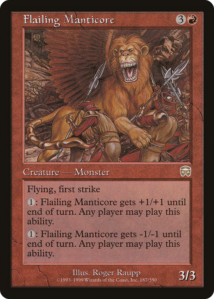 Flailing Manticore (MMQ-187) (Foil)