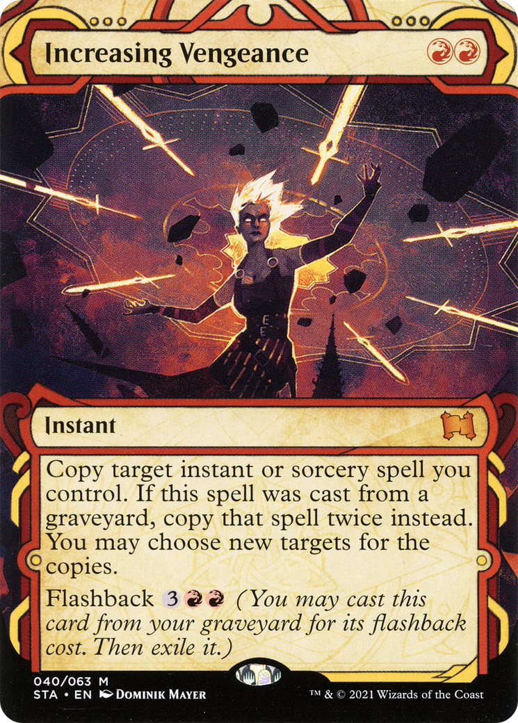 Increasing Vengeance (STA-40E) (Borderless) (Etched Foil)