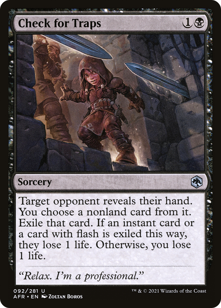 Check for Traps (AFR-092) (Foil)