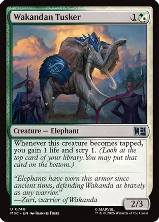 Wakandan Tusker (MSC-748) (Foil)