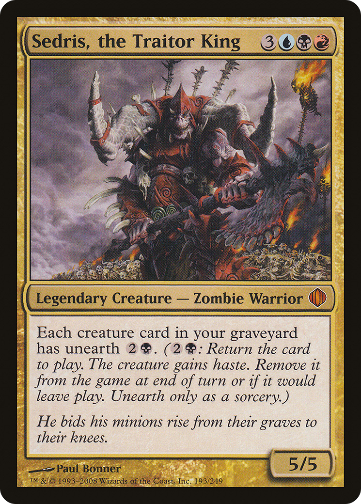 Sedris, the Traitor King (ALA-193) (Foil)