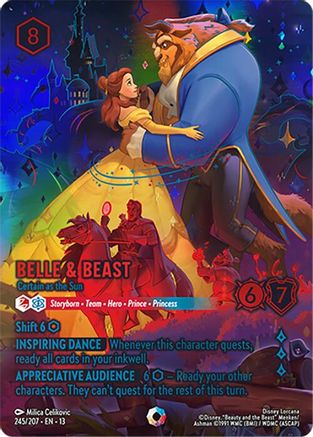 Belle & Beast - Certain as the Sun (Iconic) (13-245) (Holofoil)